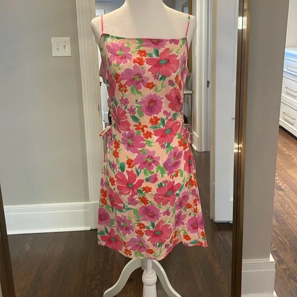 Bershka Mini Dress with Side Cutouts - Picture 1 of 3